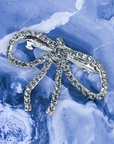 Mini Crystal Bow Barrette