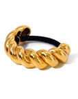 Braided Gold Pony Cuff