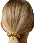Braided Gold Pony Cuff