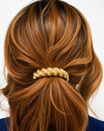 Braided Gold Pony Cuff
