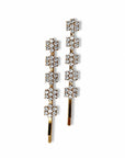 Mini Square Cross Bobby Pin Set
