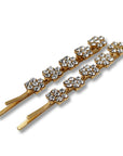 Mini Square Cross Bobby Pin Set