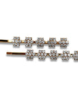 Mini Square Cross Bobby Pin Set