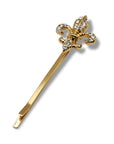 Golden Fleur de Lis Bobby Pin