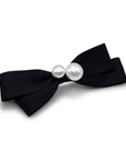 Vintage French Pearl Bow Barrette