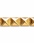 Gold Geomectric Stud Clips