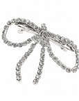 Mini Crystal Bow Barrette