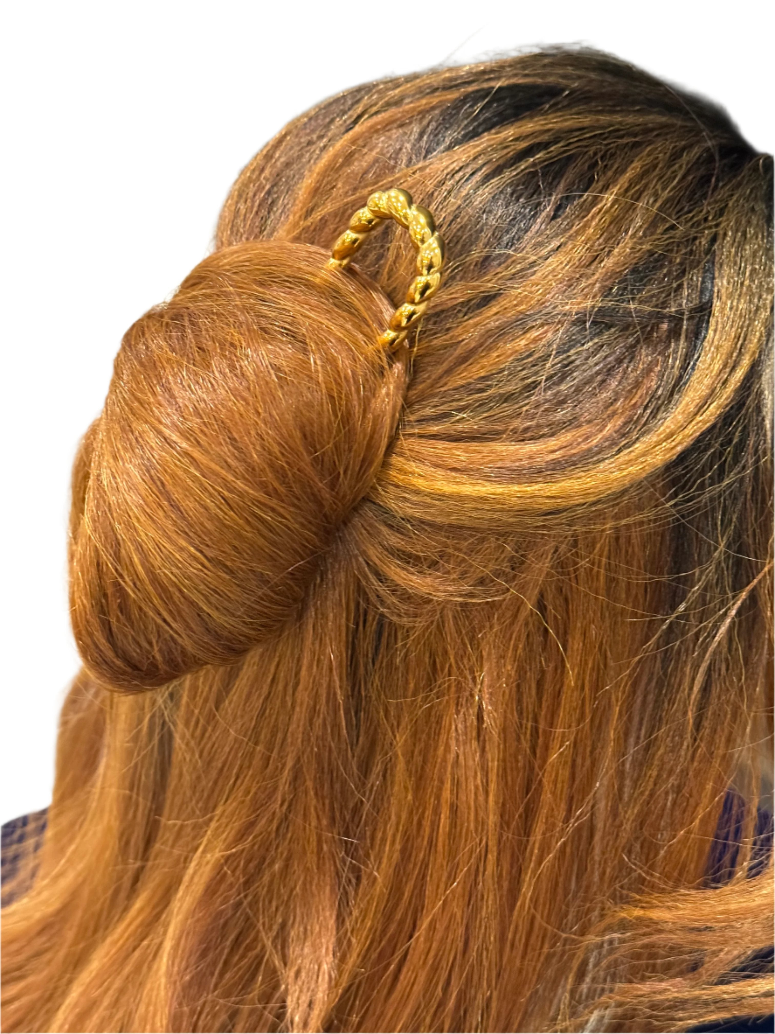 Braided Gold Hair Pin – Barrette Atelier