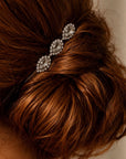 Triple Pear-Cut Bobby Pin